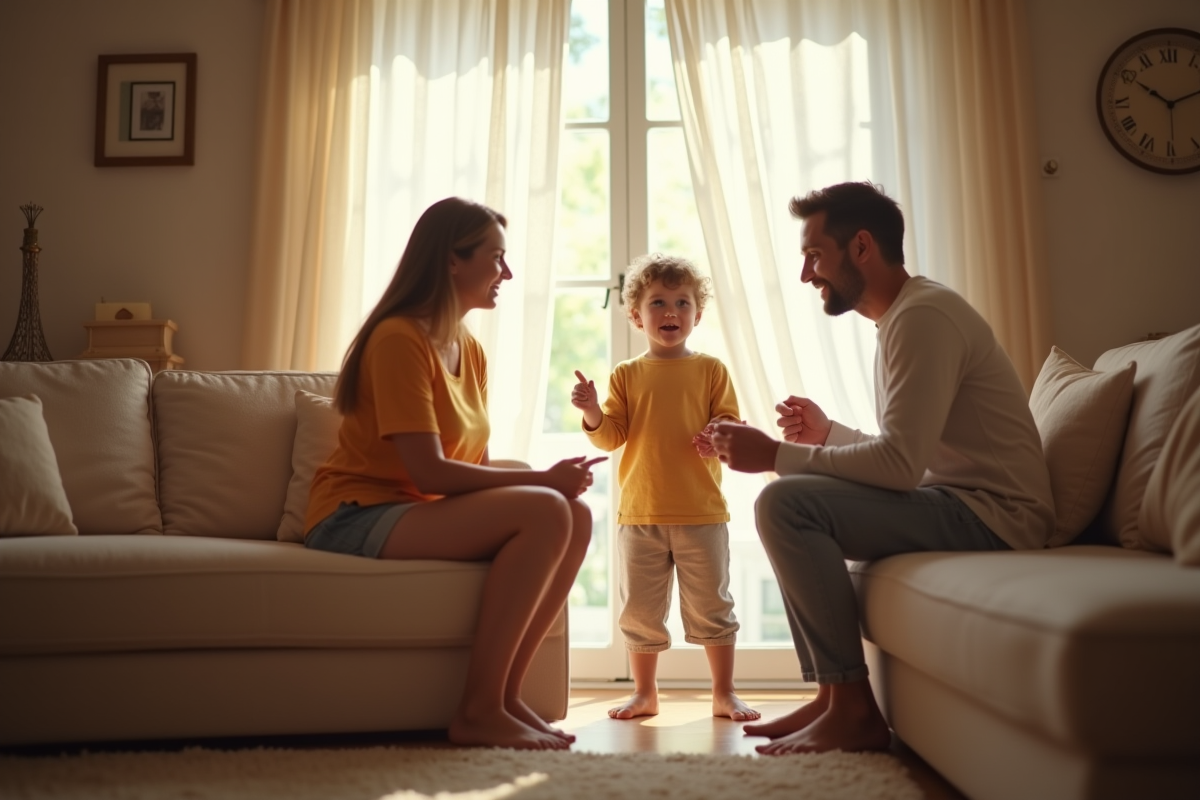 réaction parents
