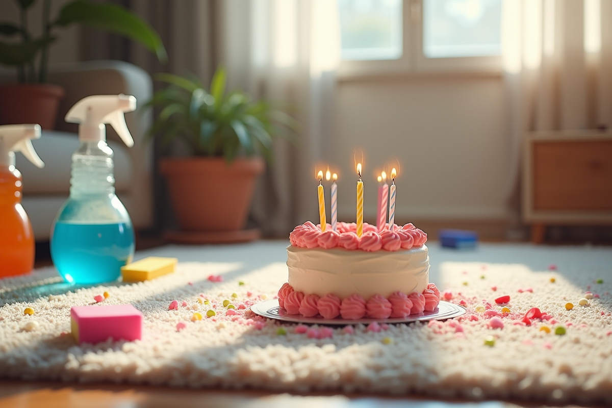 gâteau nettoyage
