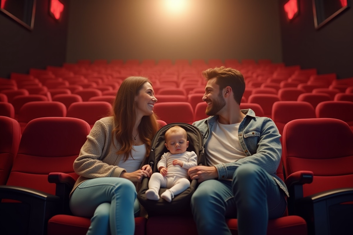 Aller au cinéma avec bébé : conseils pour choisir le bon moment