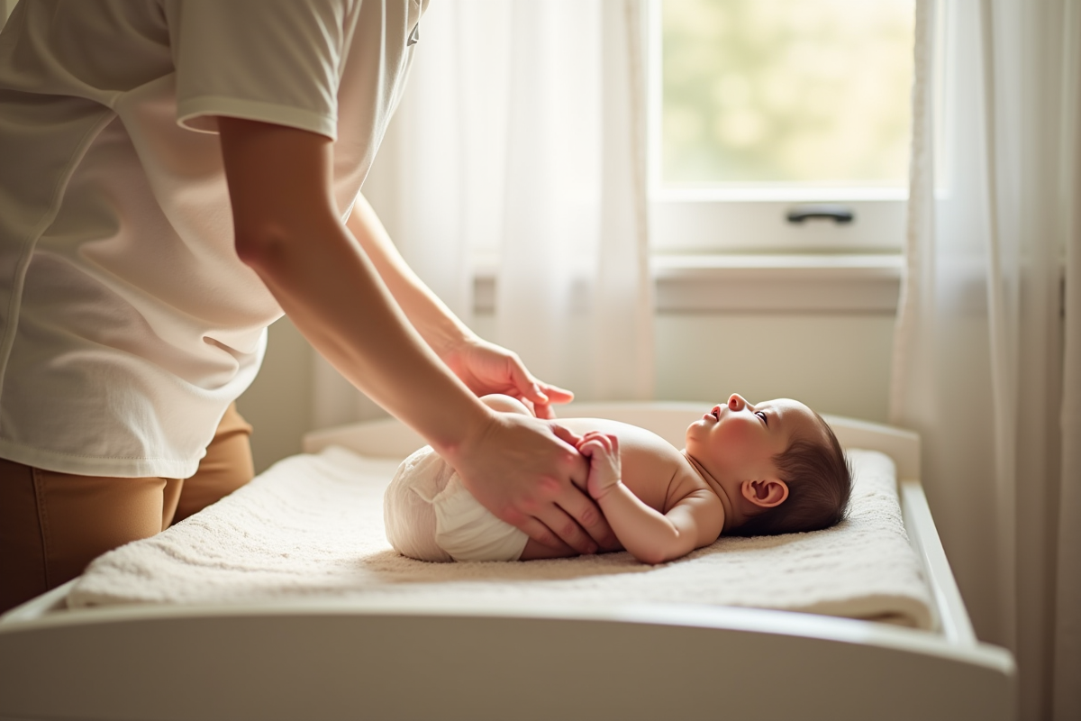 Changement de couche du nouveau-né : signes et timing essentiels