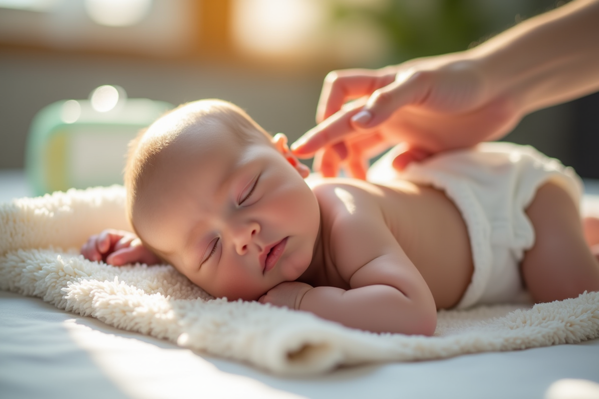 bébé couche
